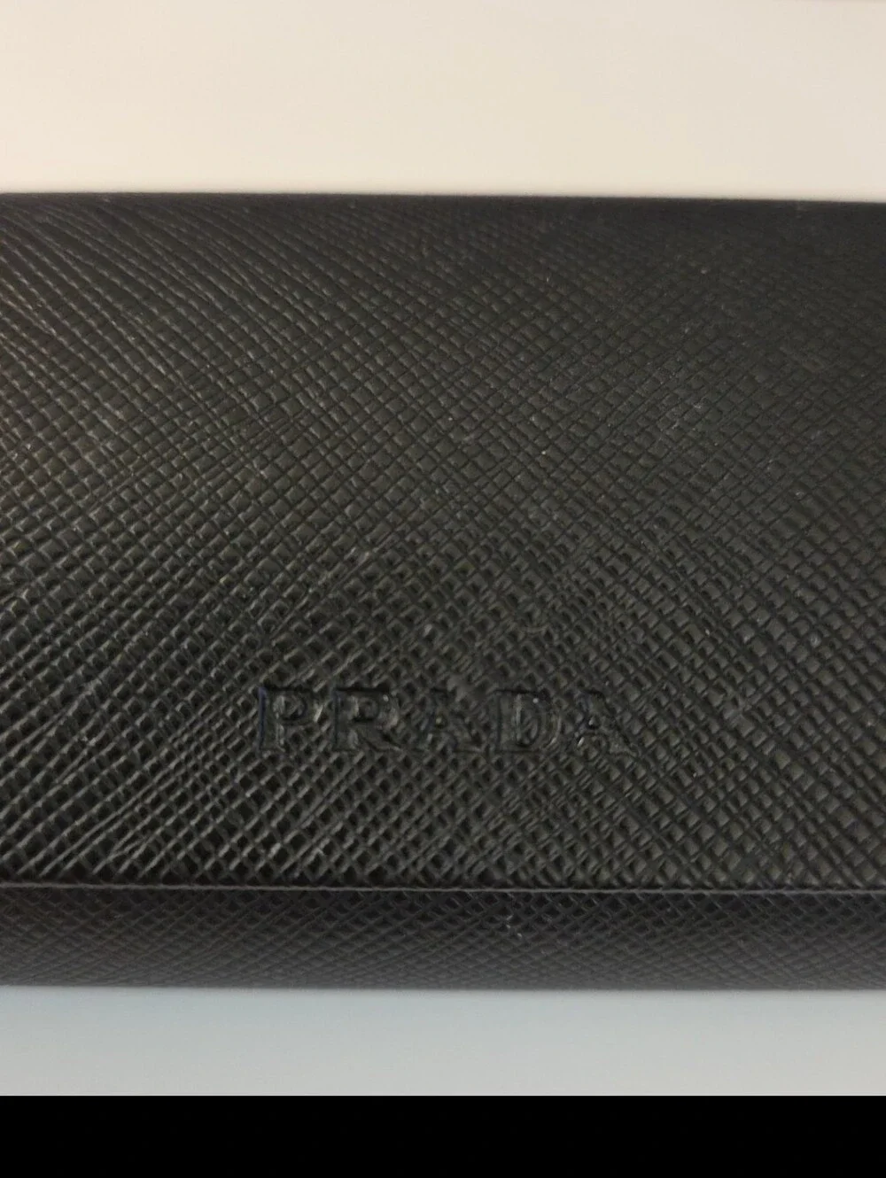 Prada Black Sunglasses Case With Cleaning Cloth Unisex